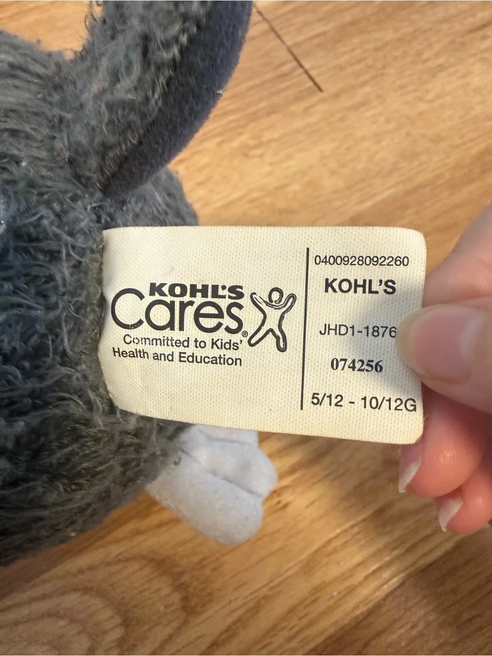 Kohls Cares Owl Plush 8.5